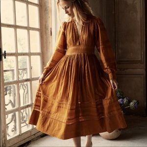 NWOT Doen Vicia dress in Jasper yellow Small